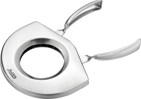 Gefu sciso coupe-œufs – coupe-œufs pour œufs durs et crus – ouvre-œufs en acier inoxydable – convient à toutes les tailles d'œufs