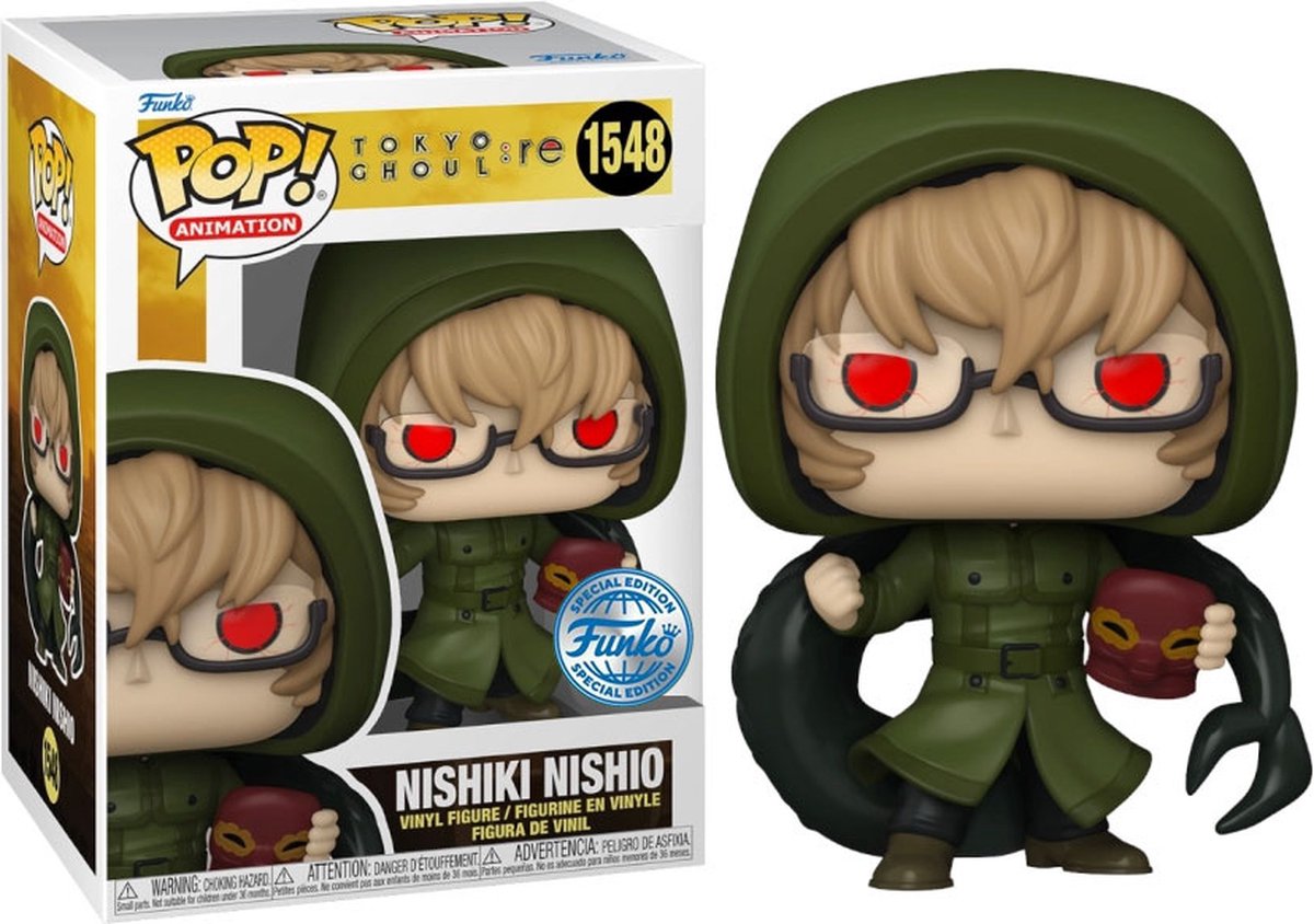 Funko-pop ! animation : tokyo ghoul - exclusivité nishiki nishio