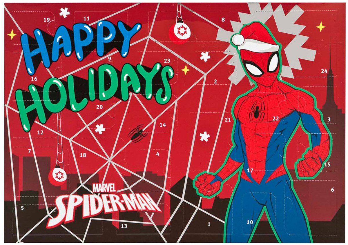Calendrier de l'Avent Spiderman infiltré