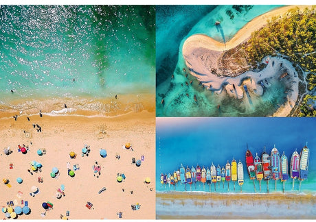 Puzzle Trefl 1500 pièces plage mer certifié FSC.