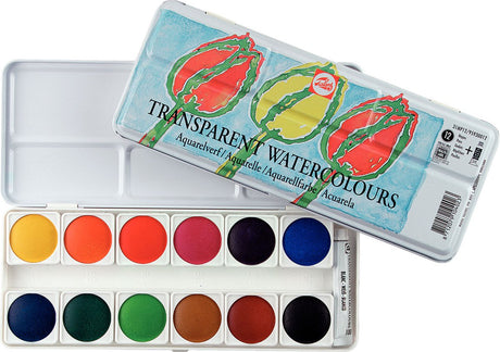 Ensemble de peinture aquarelle transparente Talens 31mp12