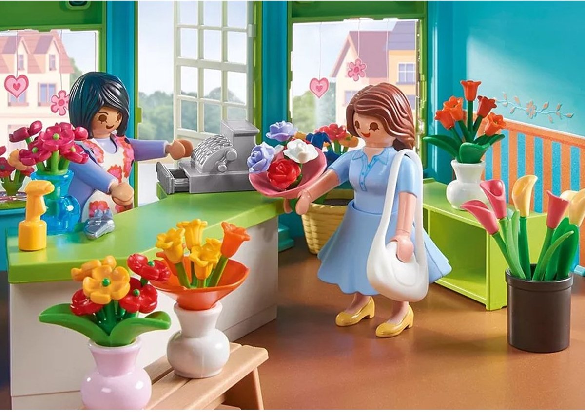 Playmobil ma vie promo fleuriste 71807