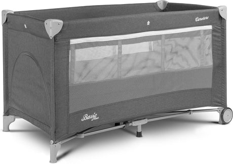 Caretero - lit de camping basic plus graphite
