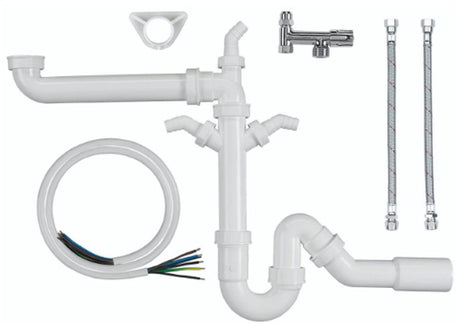 Schütte set de raccordement de cuisine 11 - blanc