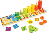 Jouets Bigjigs pour apprendre à compter le boulier - jouets verts