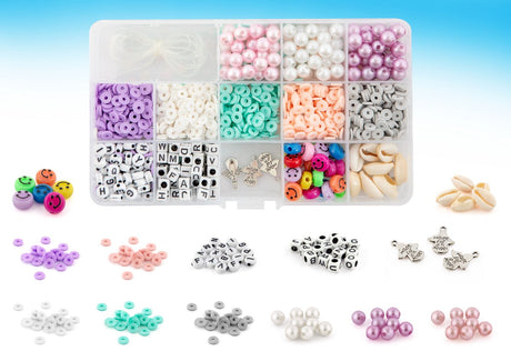 Grafix Beadsets Perles dans la boîte, 12 ensembles de perles