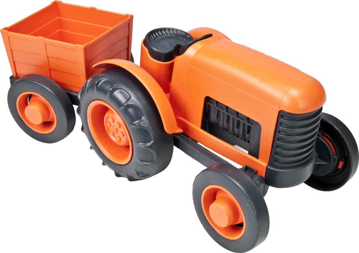 Jouets verts jouets jouet tracteur avec remorque - jouets verts