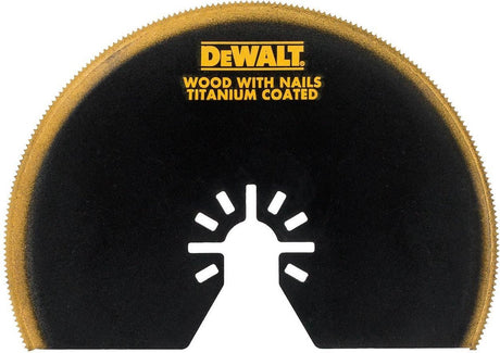 Dewalt - lame de scie demi-ronde titane - 100mm - pour bois et PVC - compatible