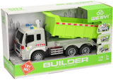Camion-benne avec lumière et son