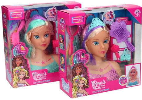 Poupée sirène Jono Toys - 7 pièces.