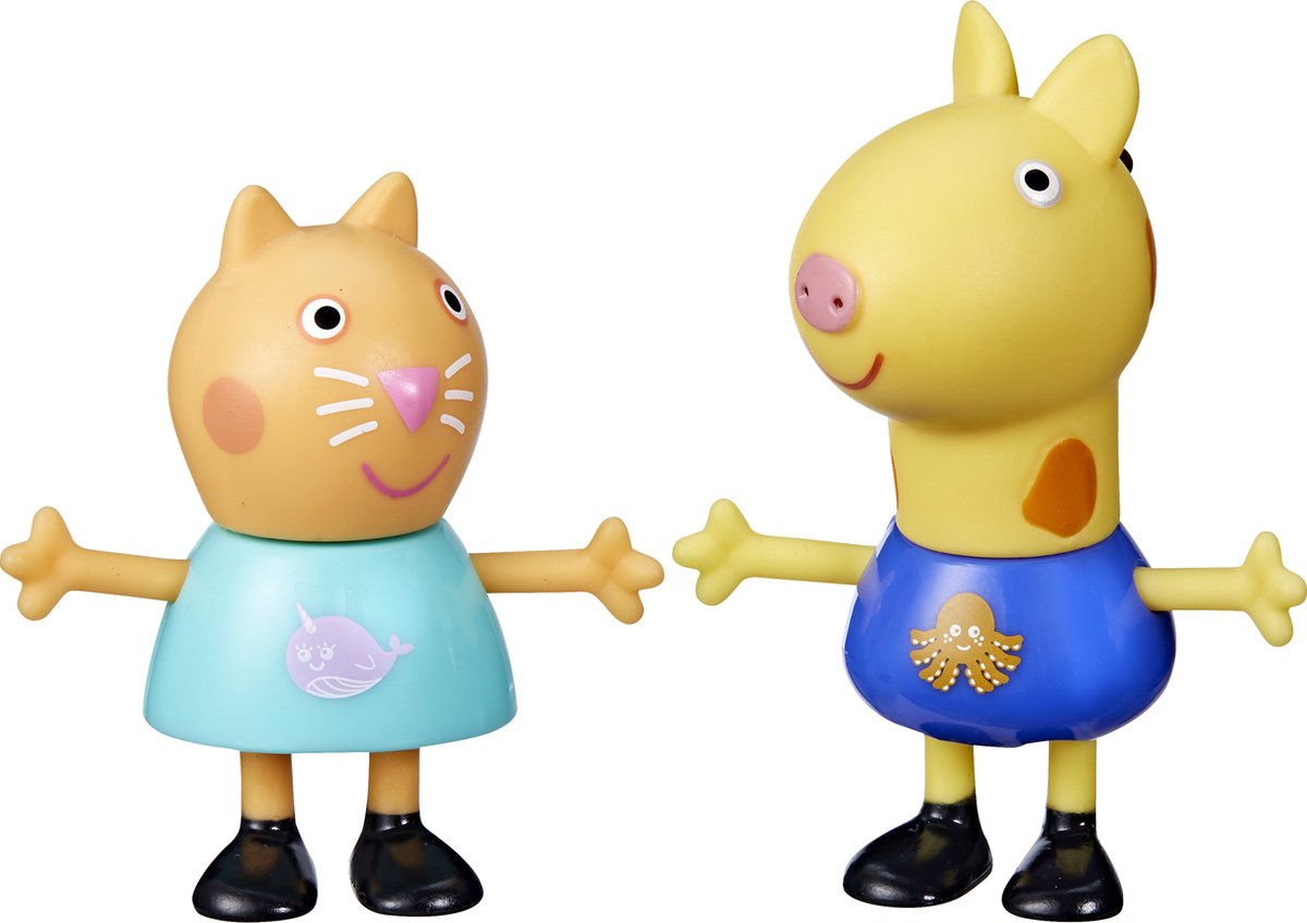 Hasbro peppa pig candy cat gerald girafe, 3 ans, multicolore, en plastique