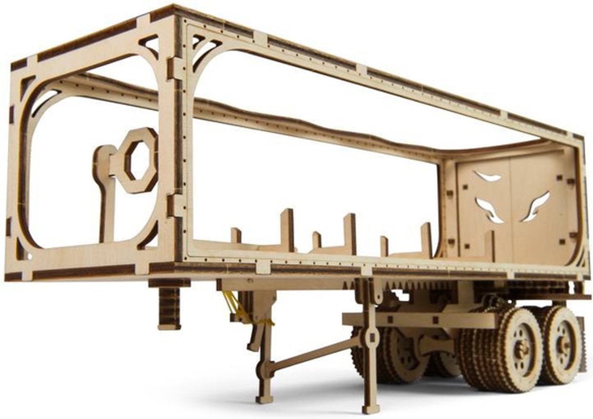 Modèle 3D en bois Ugears - remorque pour camion lourd
