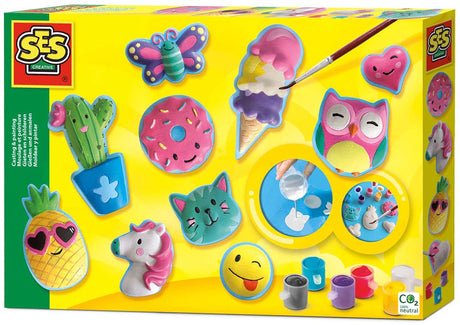 Ses créatifs ses moulage et peinture - figures joyeuses