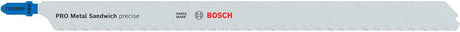 Bosch accessoires pro métal sandwich t1018afp lames de scie sauteuse | 250 mm | 5 pièces - 2608655115