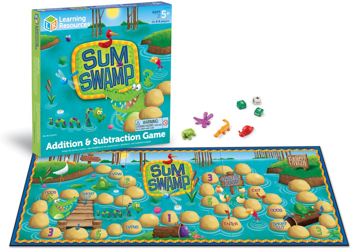 Ressources d'apprentissage sum swamp™ (sum swamp) addition et soustraction - 5+