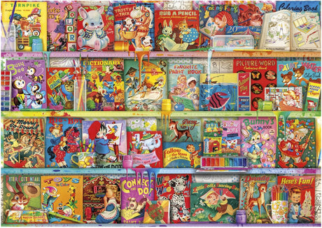 Puzzle Educa le coin funbook kitsch - puzzle 1500 pièces adultes.