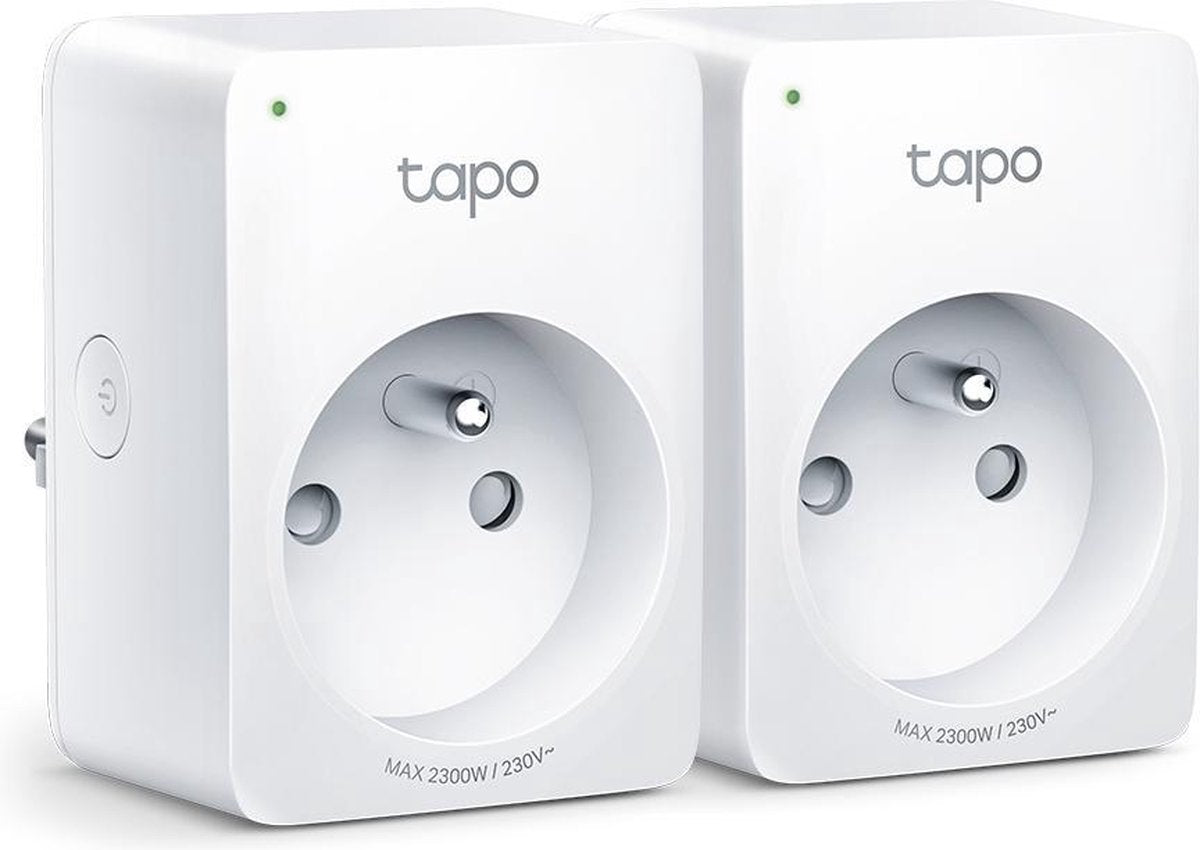 Prise intelligente Tp-link tapo p100 - belgique - paquet de 2