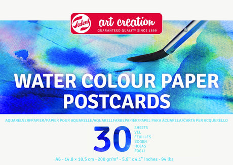 Talens art création papier aquarelle 10,5x14,8cm 200g30v