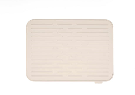 Tapis de drainage pour évier Brabantia - silicone - 44 x 32 cm - beige doux