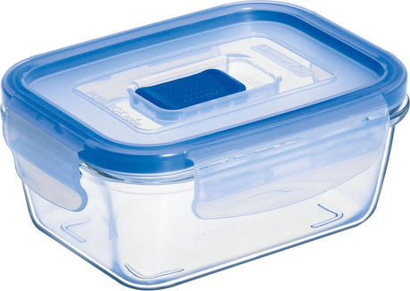 Boîte de conservation alimentaire active Luminarc pure box - rectangulaire - verre - 0,38l