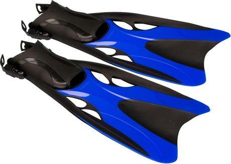 Waimea palmes de natation - réglables - adultes - noir cobalt - taille 42-47