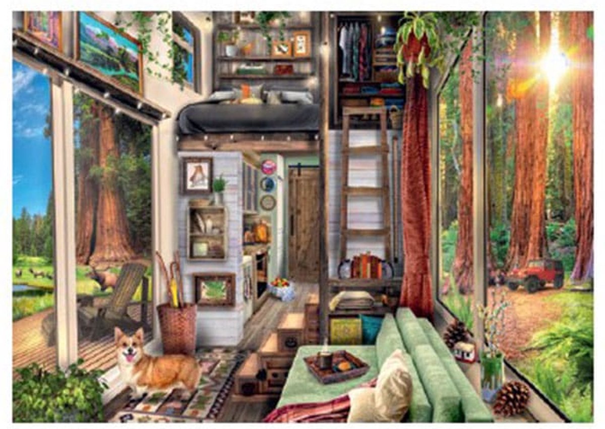 Ravensburger puzzle petite maison 1000pcs