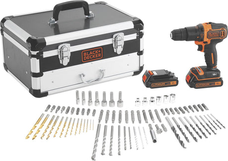 Kit Black+decker : Flight case tournevis sur batterie 18v avec alimentation supplémentaire - bdc718as2f-qw