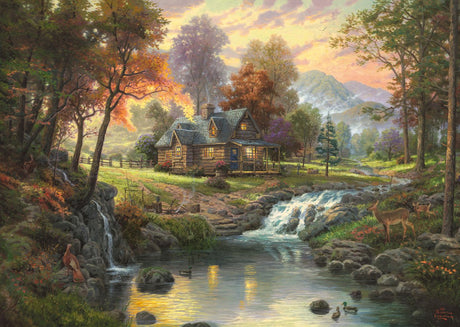 Puzzle Schmidt - retrait du mont Kinkade