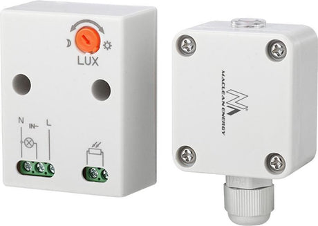 Maclean mce35 - interrupteur crépusculaire avec capteur externe max 3450w