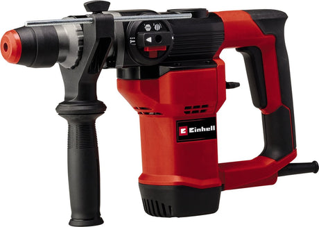 Marteau perforateur électrique Einhell TC-RH 28 3f - 1600 W - nombre de courses 4 600 min - 3,5 ans - SDS-Plus - 3 fonctions : perforateur perforateur burineur avec verrouillage du burin - incl. mallette de transport et de stockage