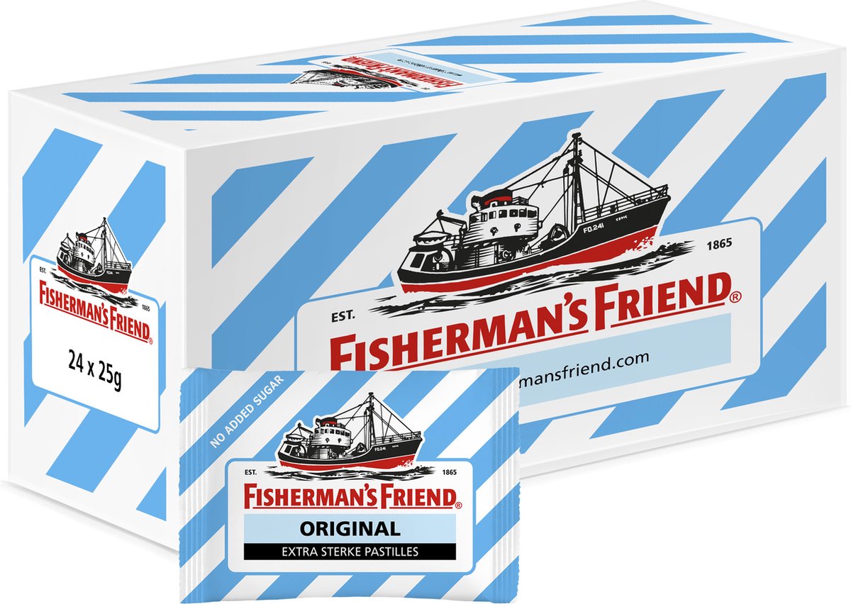 Ami du pêcheur original sans sucre - 24 sachets x 25 grammes