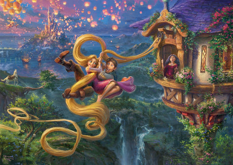 Schmidt Disney puzzle Raiponce emmêlée - puzzle de dessin animé 1000 pièces - à partir de 12 ans