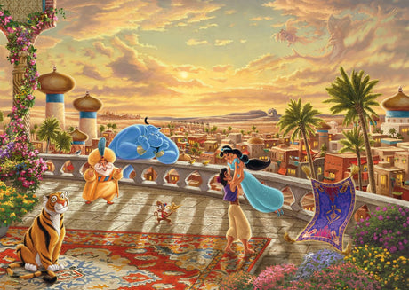 Schmidt puzzle disney princesse jasmine - 1000 pièces - puzzle dessin animé.