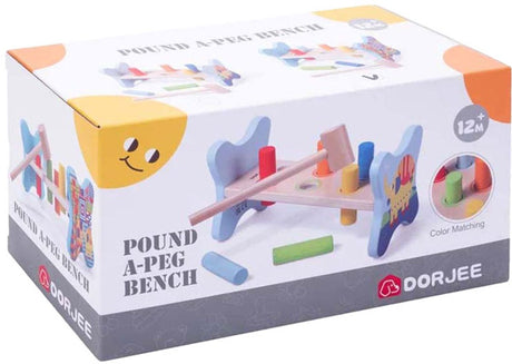 Dorjee banc marteau éléphant en bois