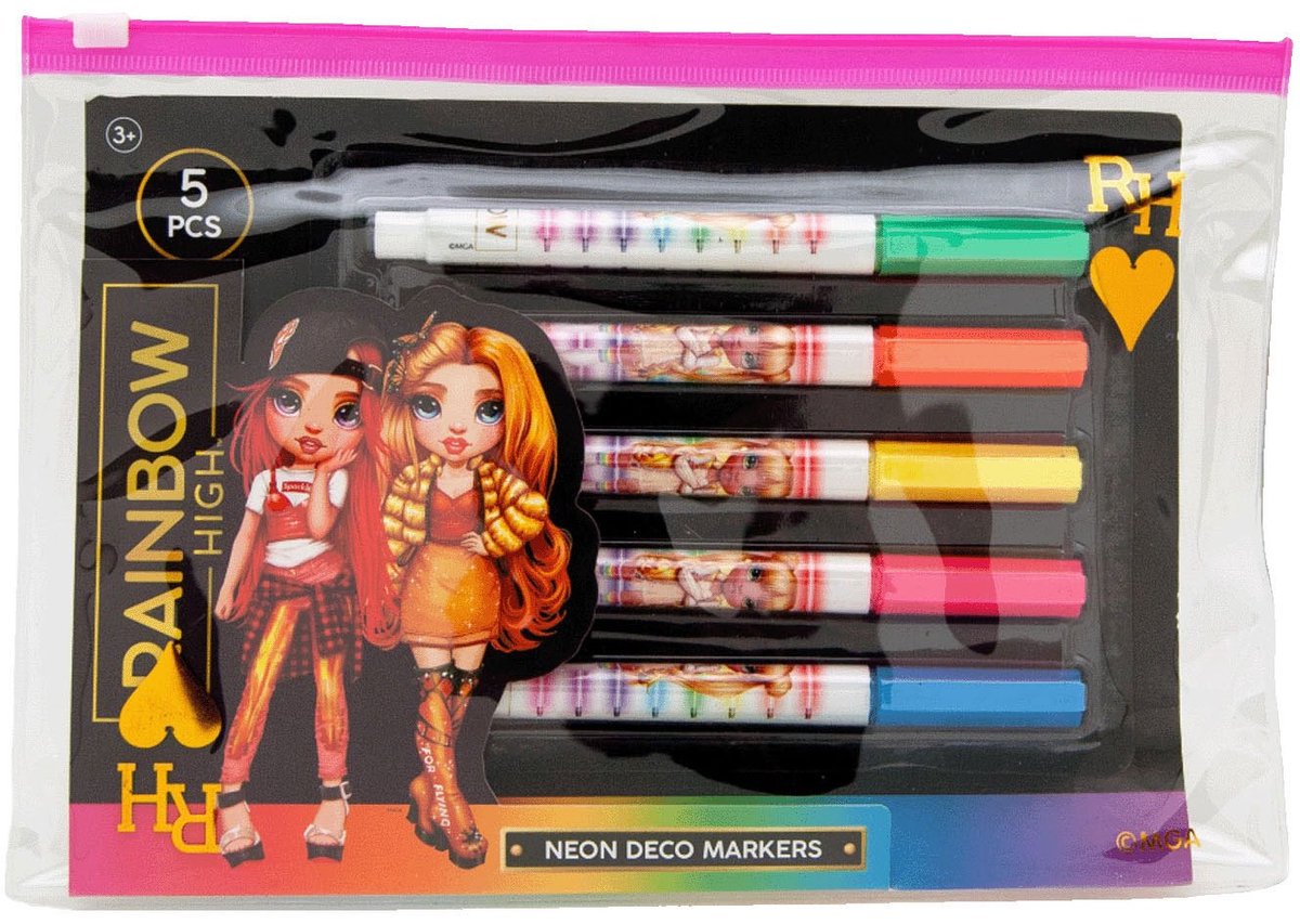 Pens en feu de néon Rainbow High Néon, 5e.