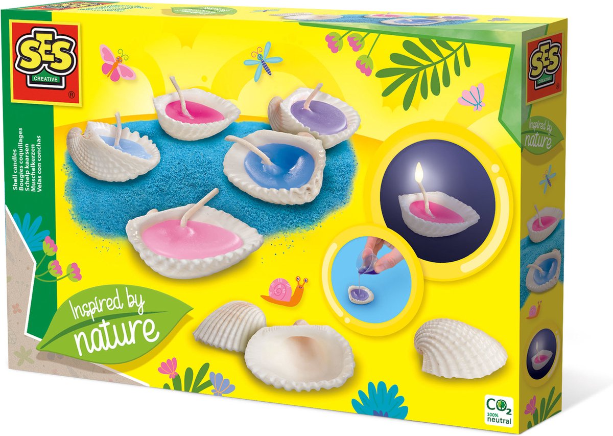 Bougies coquillage Ses - inspirées de la nature