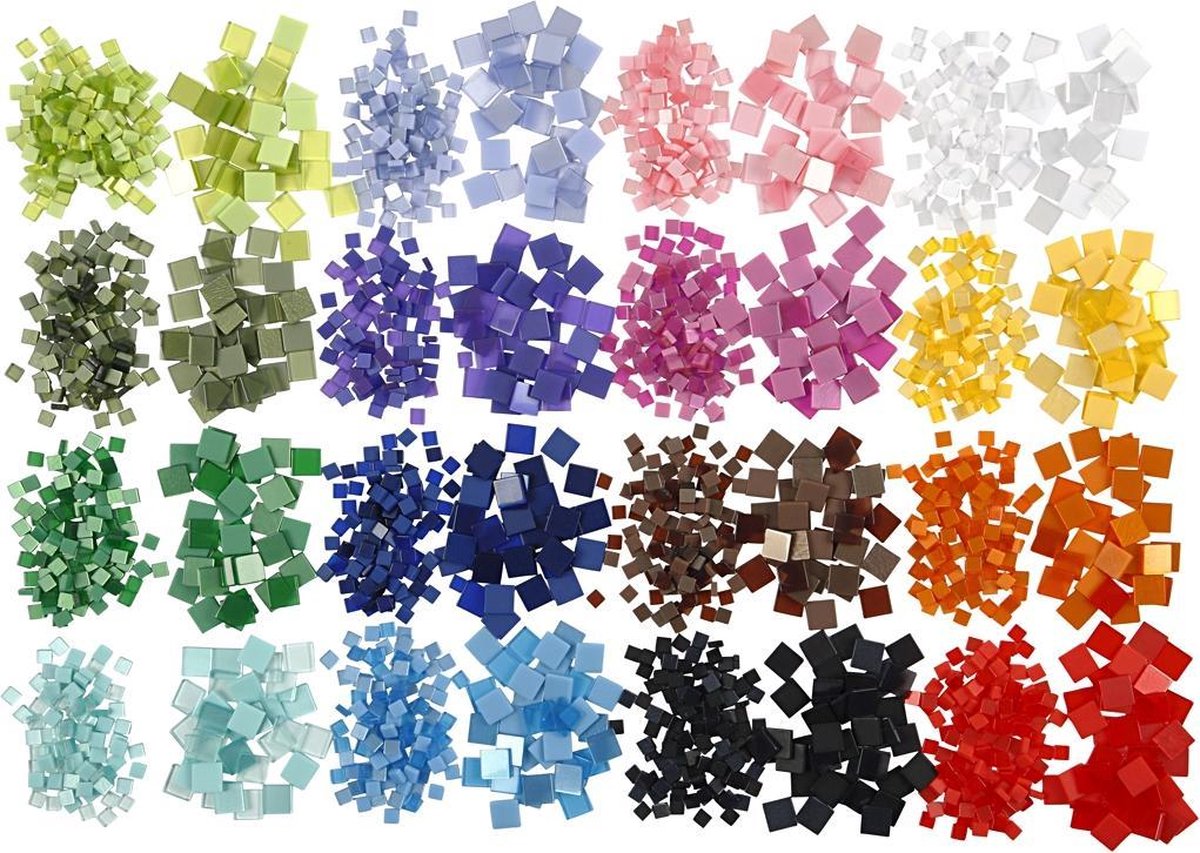 Https : www.ccobby.nl mini-mosaic-size-5x5-10x10-mm-thickness-2-mm-800-gr-32x25-gr-1-box