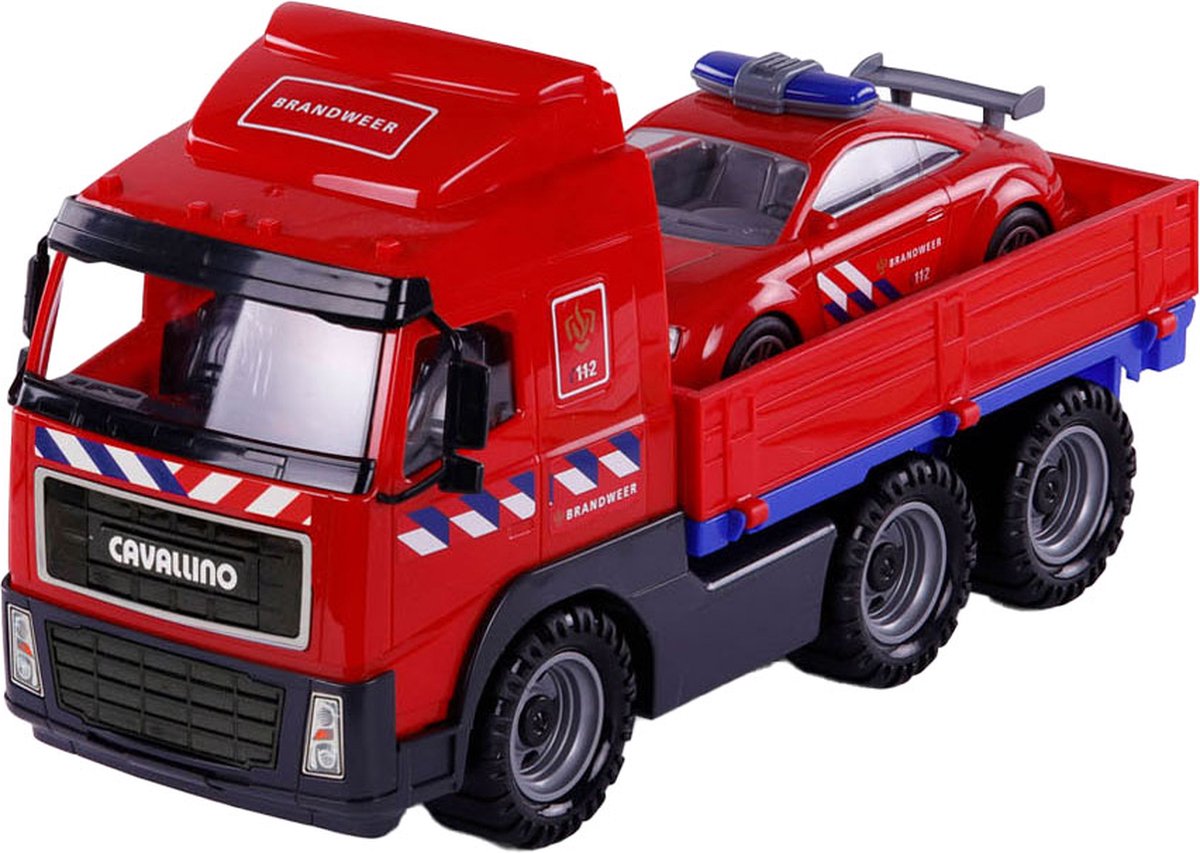Camion de pompiers et camion de pompiers de Cavallino, échelle 1:16