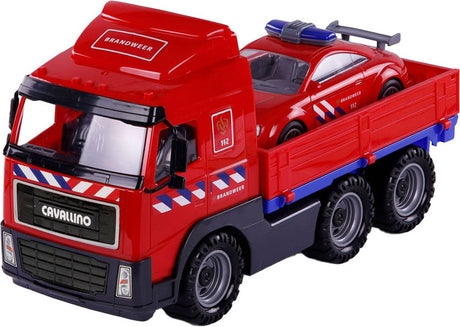 Camion de pompiers et camion de pompiers de Cavallino, échelle 1:16