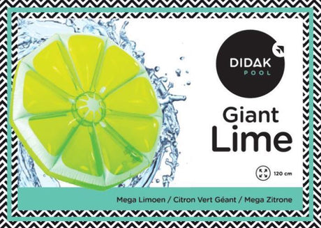 Matelas pneumatique de piscine Didak mega lime - matelas pneumatique - 120x10 cm - gonflable