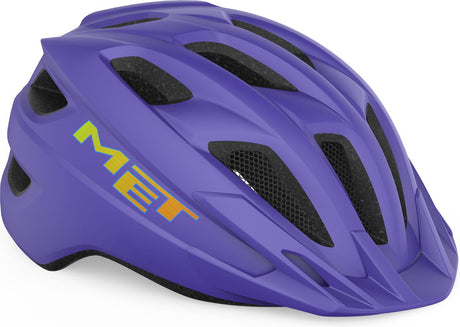 Avec casque de vélo crackerjack garçons filles - casque de vélo enfants - taille unique (52-57cm) - violet mat