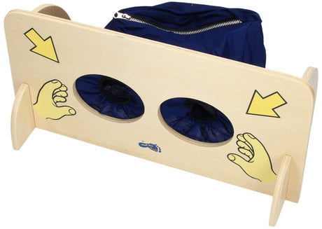 Small foot - mur tactile en bois