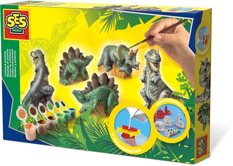 Ses creative ses moulage en plâtre - dinosaures