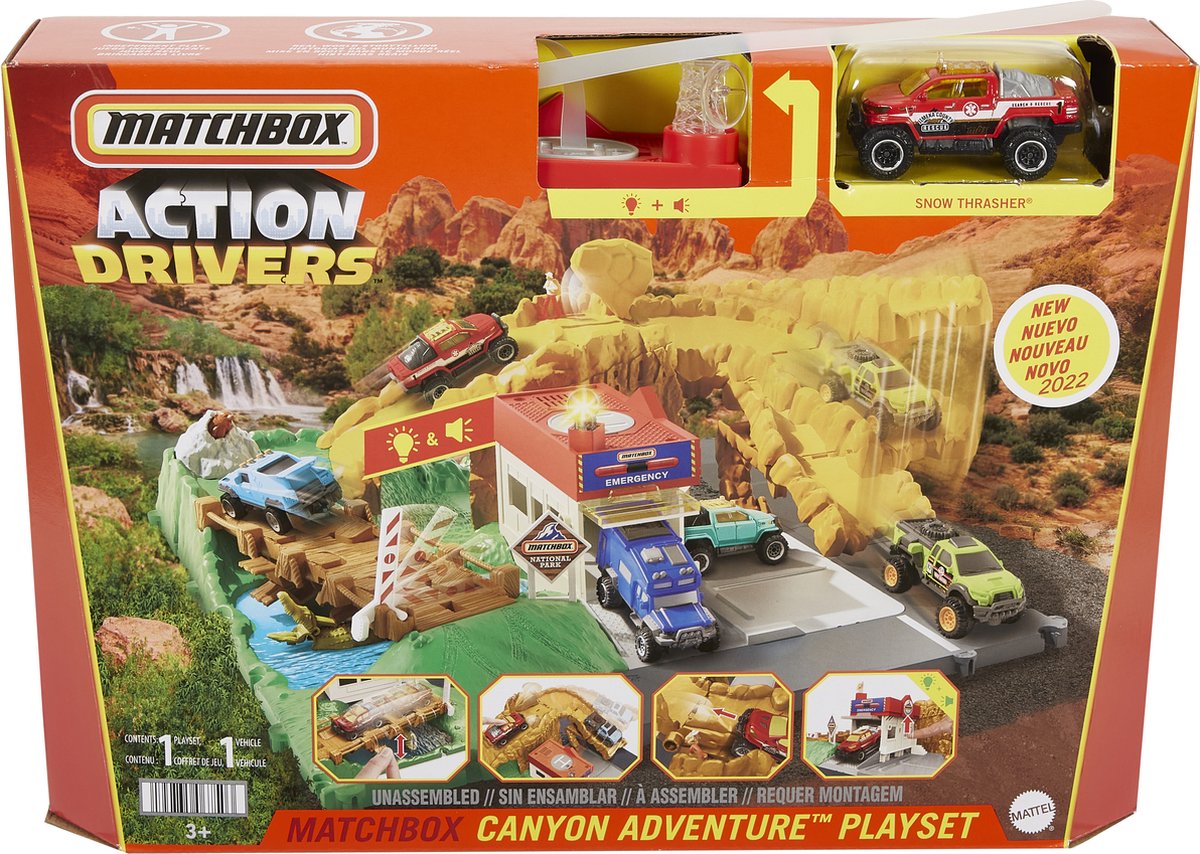 Mattel matchbox action drivers play set assorted