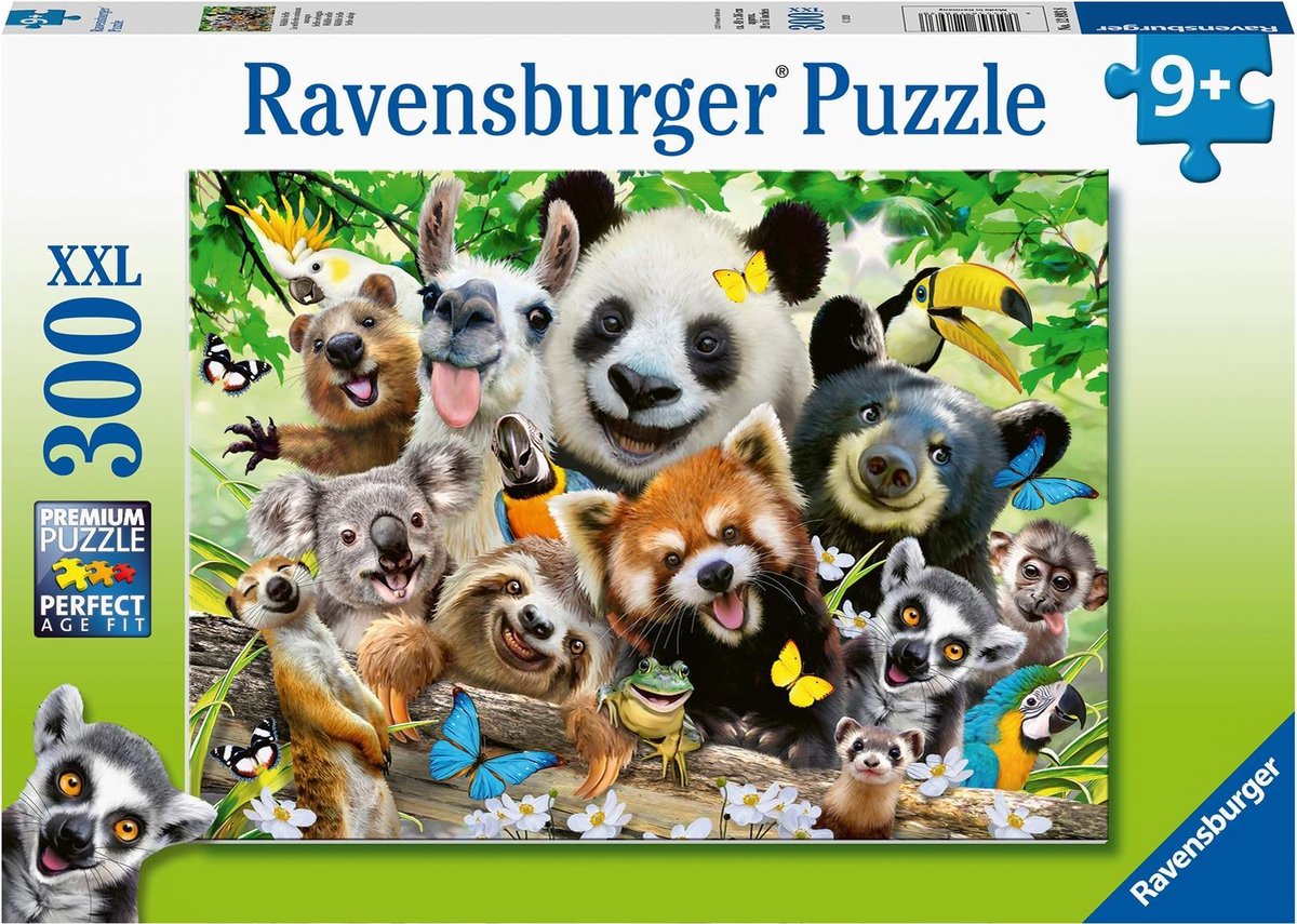 Ravensburger puzzle faune selfie 300 pièces
