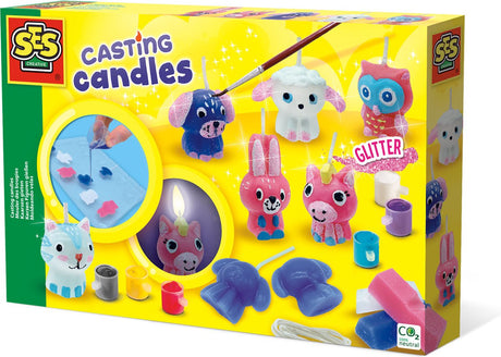 Ses bougies créatives coulées