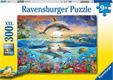 Ravensburger puzzle paradis des dauphins - puzzle - 300 pièces