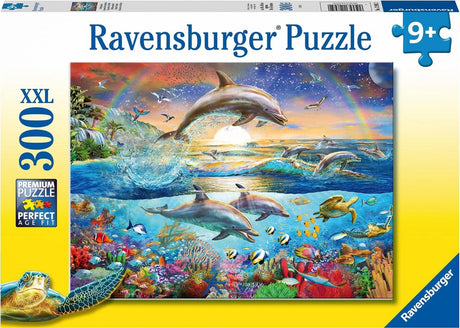 Ravensburger puzzle paradis des dauphins - puzzle - 300 pièces