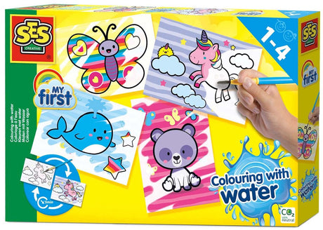 Ses créatives ses mes premiers coloriages à l'eau - animaux fantastiques