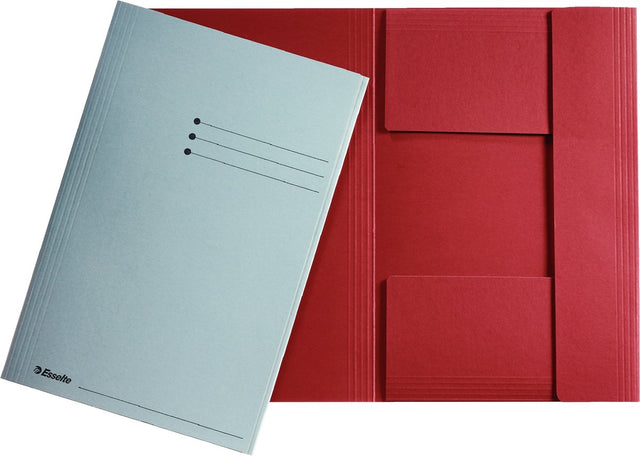 Esselte dossiers 3 rabats folio 235x350mm rouge